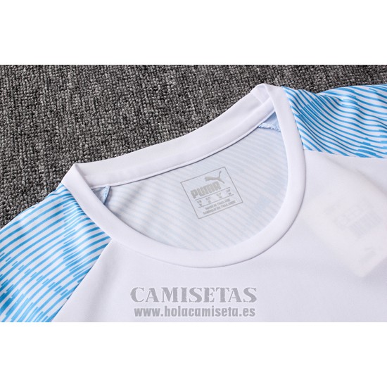 Chandal del Olympique Marsella Manga Corta 2019-2020 Blanco